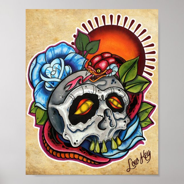 Dead Eyes Print Poster (Vorne)