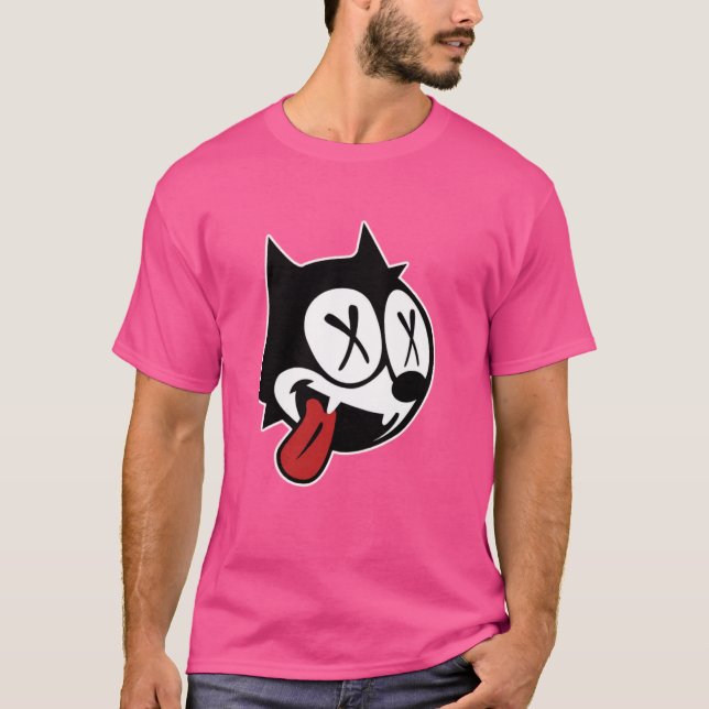 Dead Felix Cat T-Shirt (Vorderseite)