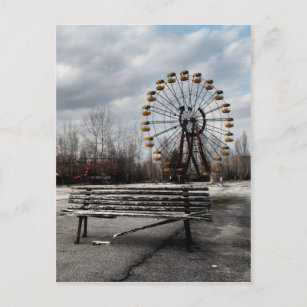 Dead Ferris Wheel Postkarte