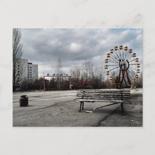 Dead Ferris Wheel Postkarte (Vorderseite)