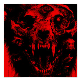 DEAD FLESH AMALGAMATION | Glossarpapier drucken Poster