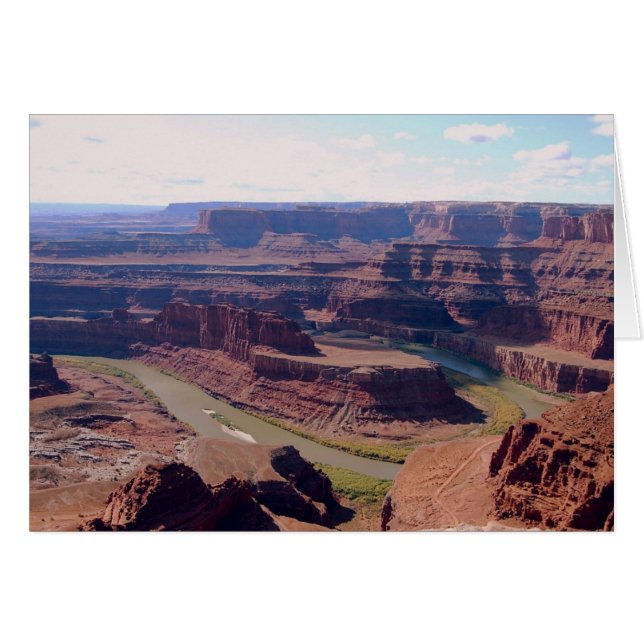 Dead Horse Point Staat Park, Colorado, Card (Vorderseite (Horizontal))