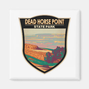 Dead Horse Point Staat Park Utah Vintag Magnet