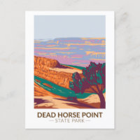 Dead Horse Point Staat Park Utah Vintag