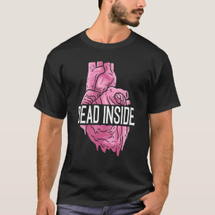 Dead in anatomisch menschliches Herz Emo Broken Ca T-Shirt