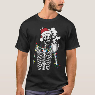 Dead-Inside aber Jolly AF Skelett Weihnachten Funn T-Shirt