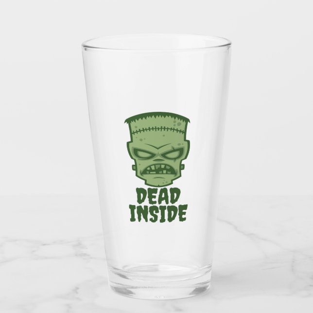 Dead Inside Frankenstein Monster Glas (Vorderseite)