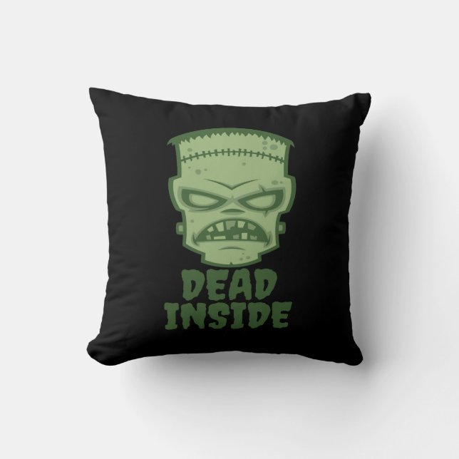 Dead Inside Frankenstein Monster Kissen (Vorderseite)