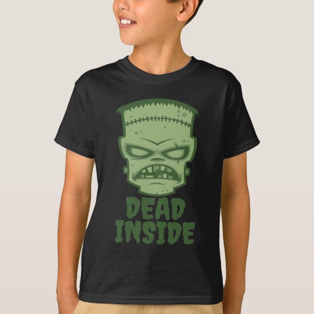 Dead Inside Frankenstein Monster T-Shirt (Vorderseite)