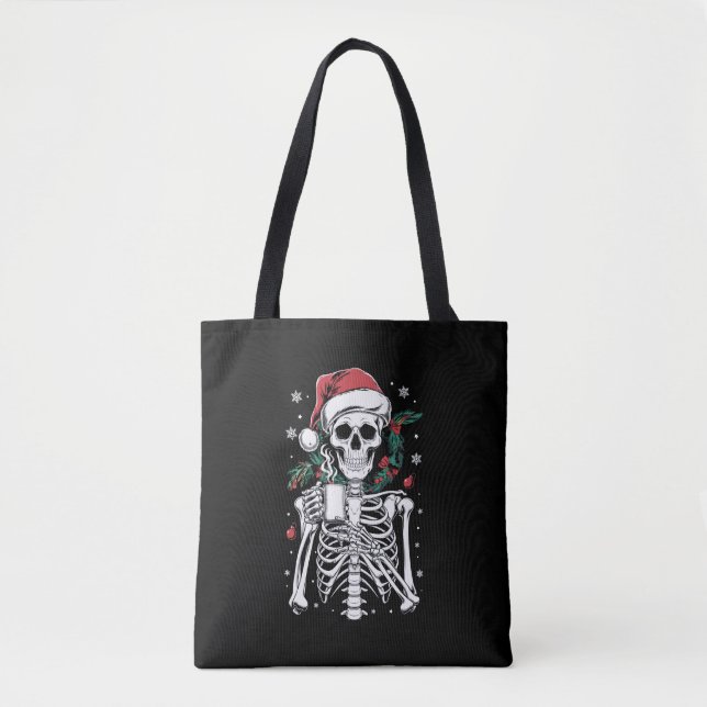 Dead Inside Skeleton Weihnachtskaffee Lover Gesche (Vorderseite)