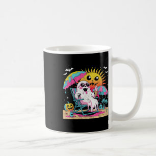 Dead Inside Tan Outdoor Funny Ghost Beach Art Kaffeetasse