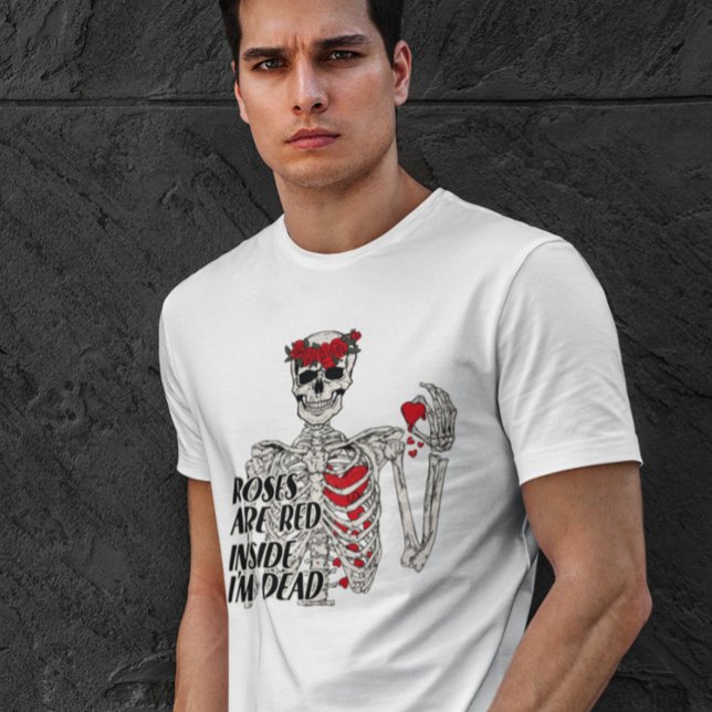 Dead Inside Valentine's Day lustiger T - Shirt (Von Creator hochgeladen)