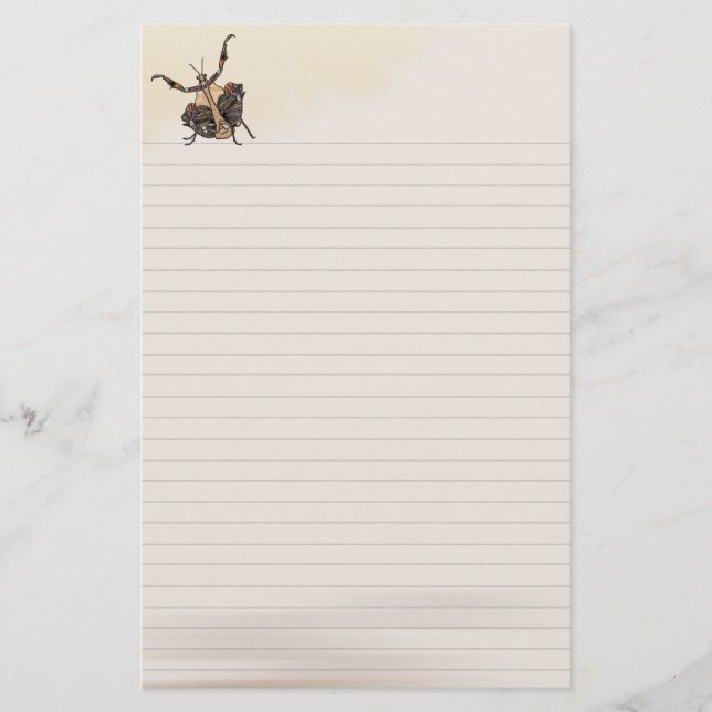 Dead Leaf Mantis Briefpapier (Vorderseite)