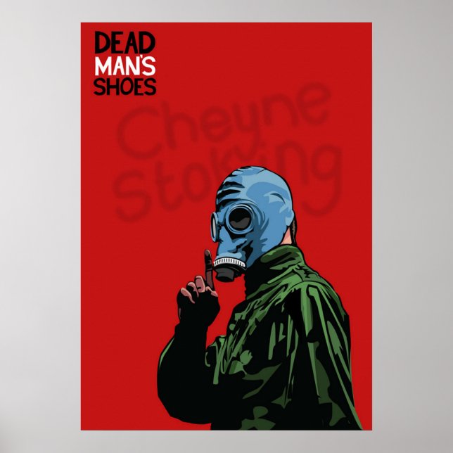 Dead Mans Shoes Paddy Considine Comic Style Illust Poster (Vorne)