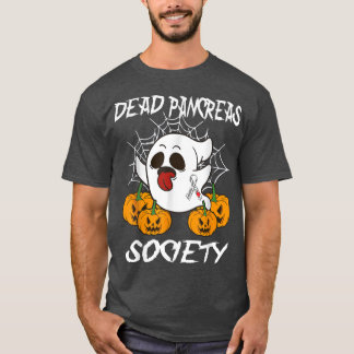 Dead Pancreas Society Diabetes Awareness Halloween T-Shirt