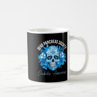 Dead Pankreas Society Diabetes Awareness Floral Su Kaffeetasse