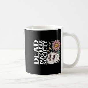 Dead Pankreas Society Diabetes Skeleton Spaß Funn Kaffeetasse