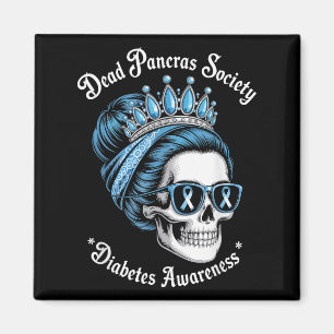 Dead Pankreas Society Shirt Funny Diabetes Awarene Magnet
