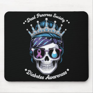 Dead Pankreas Society Shirt Funny Diabetes Awarene Mousepad