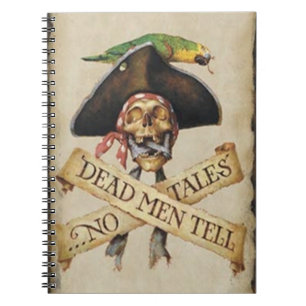 Dead Pirate Spiral Notebook Notizblock
