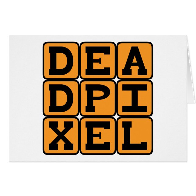 Dead Pixel, ausgebranntes Bild (Vorderseite (Horizontal))
