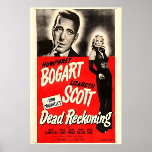 Dead Reckoning 1946 Filmplakat-Druck A5-A1 40er Poster