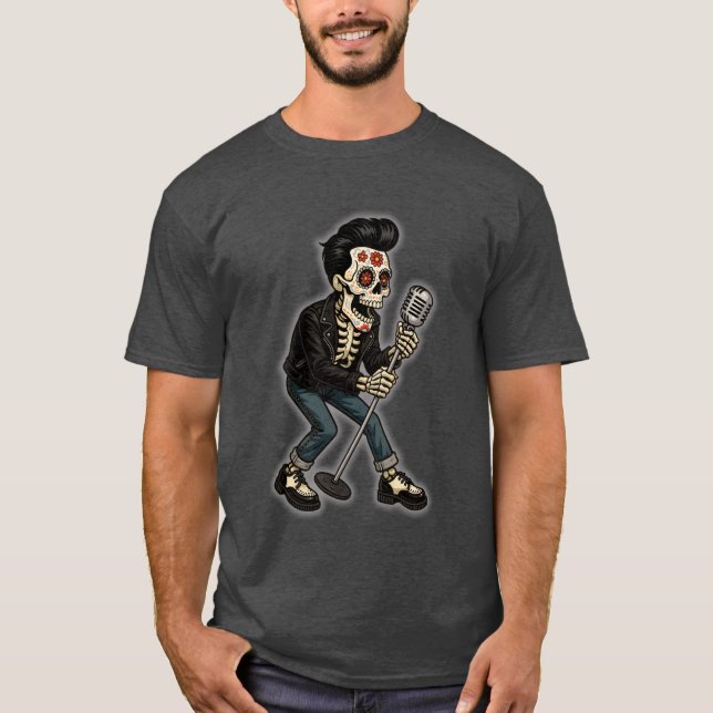 Dead Rockabilly Singer T-Shirt (Vorderseite)