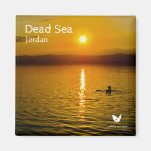 Dead Sea Jordan - Magnet von Velvet Escape