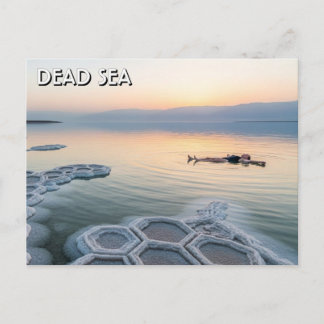 Dead Sea Jordan Travel Postkarte