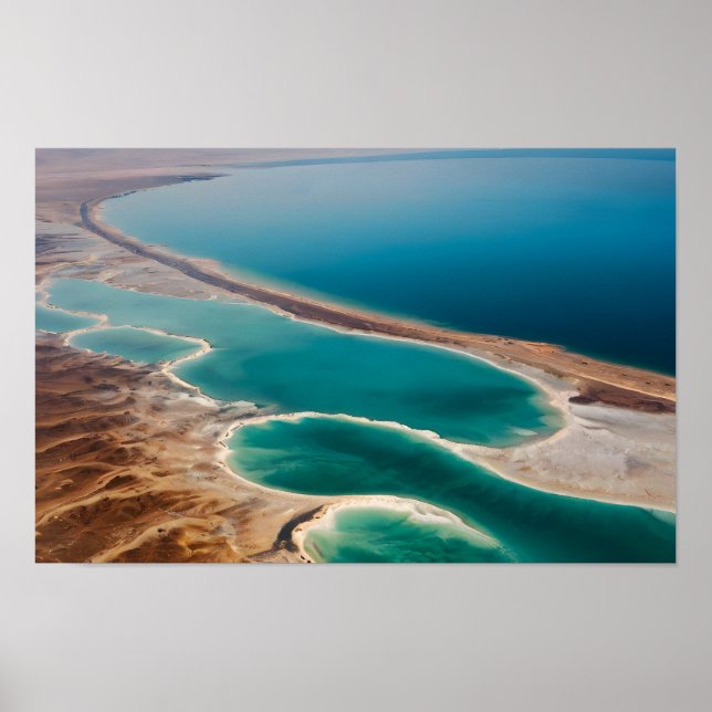 Dead Sea landscape Israel Poster (Vorne)