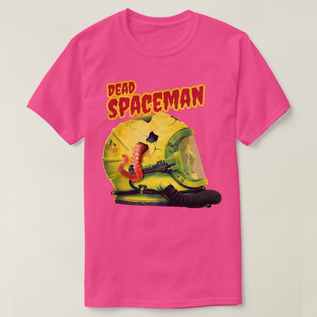 Dead Spaceman in Space Suit Space Astronaut  T-Shirt (Design vorne)