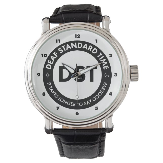 Dead Standard Time Armbanduhr (Vorderseite)