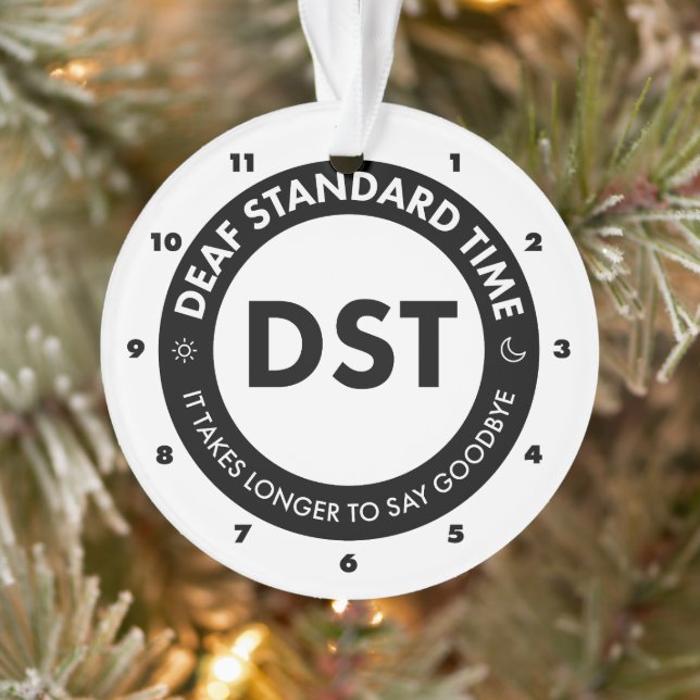 Dead Standard Time Ornament (Baum)