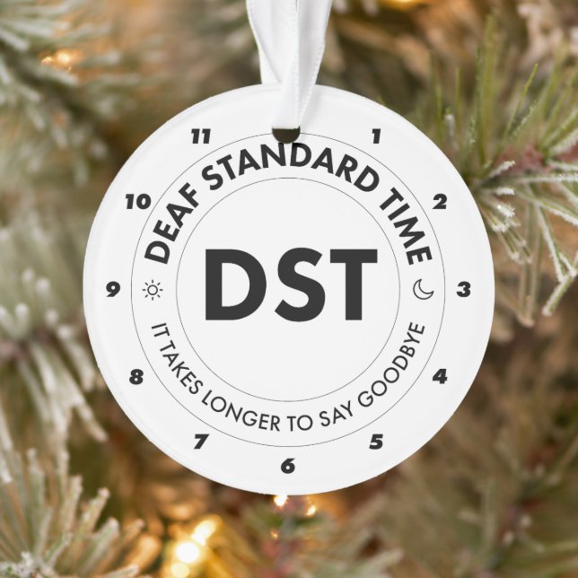 Dead Standard Time Ornament (Baum)