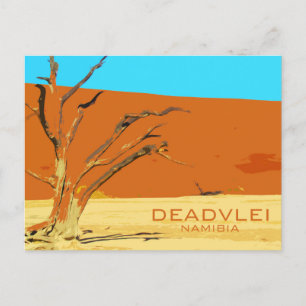 Dead Vlei, Namibia Postcard Postkarte