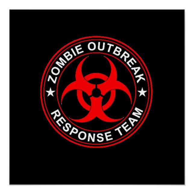 Dead Zombie Outbreak Response Team Walking Poster (Vorderseite)