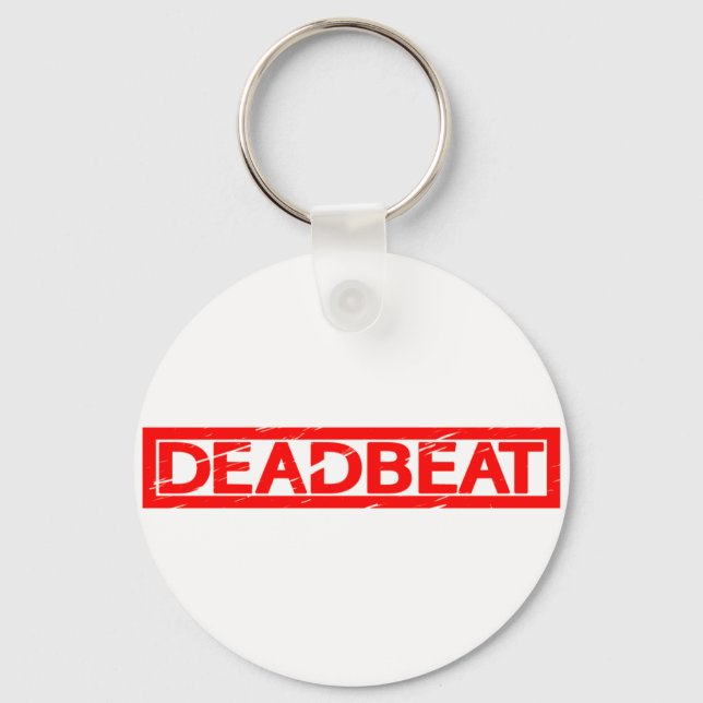 Deadbeat-Briefmarke Schlüsselanhänger (Vorderseite)