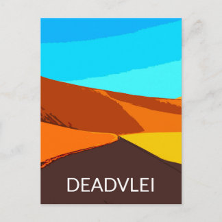 Deadlei Namibia Vintage Art Postkarte