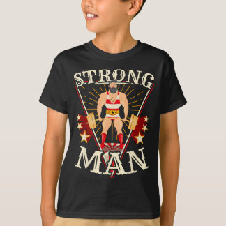 Deadlif - Vintager Circus Strongman-Kostüm T-Shirt