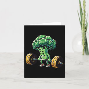 Deadlift Broccoli Gym Fitness Motivation Bodybuild Karte