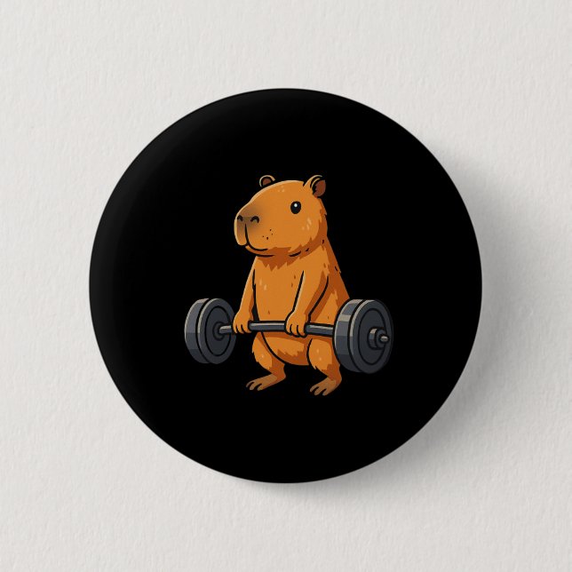 Deadlift Capybara Fitness Locarno Button (Vorderseite)