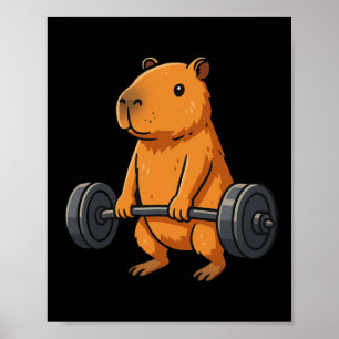 Deadlift Capybara Fitness Locarno Poster