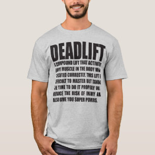 Deadlift - Funny Workout Motivierend T-Shirt
