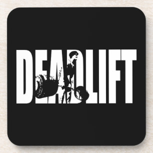 Deadlift - Gym-Motivation Getränkeuntersetzer