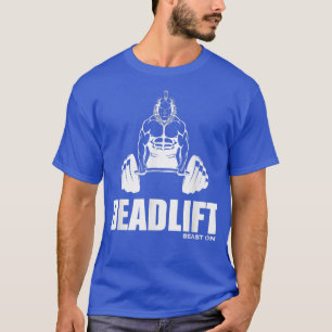 Deadlift Lion Soldier Deadlift Fitness Motivation T-Shirt