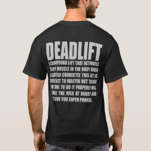 Deadlift - lustiger Workout motivierend T-Shirt