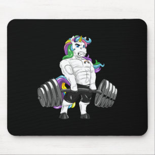 Deadlift Unicorn Gym Powerlifter-Bodybuilding Mousepad