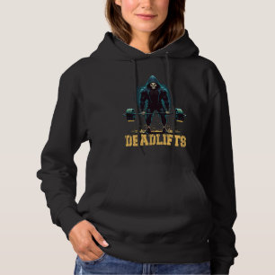 Deadlifts Gym Leg Day Grim Sensenmann Deadhefting Hoodie