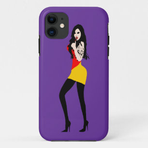 ♔° ・ Deadly Hot Vampire Girl iPhone 5 Fall ・° ♔ 11 Hülle