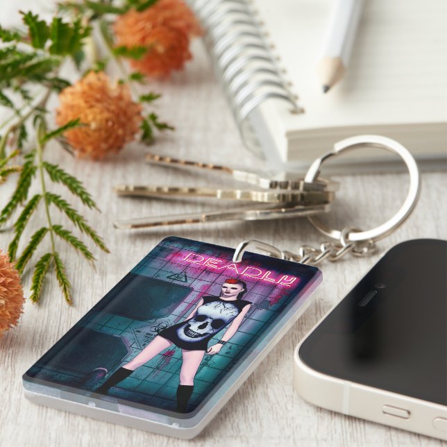 Deadly Rebel Schlüsselanhänger (Vorderseite rechts)